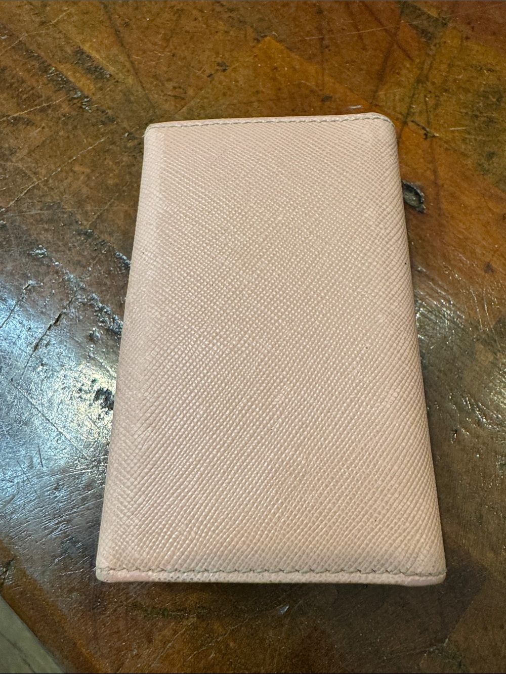 PRADA Pink Saffiano Bow Wallet - Picture 5 of 11